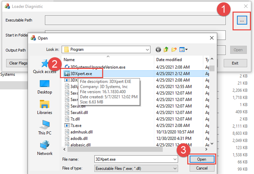 How to run LoadlibGui.exe