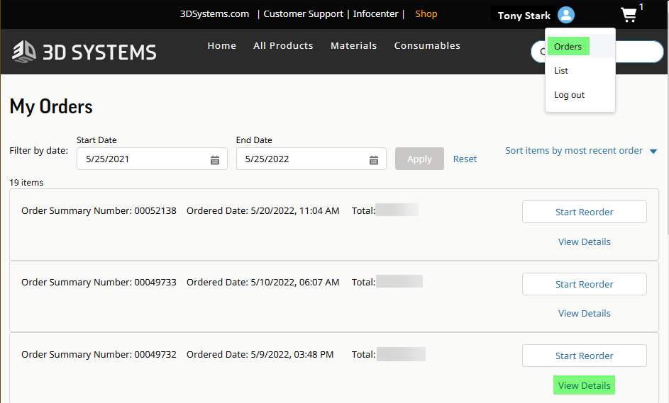 Shop 3D Systems (e-Commerce) FAQs